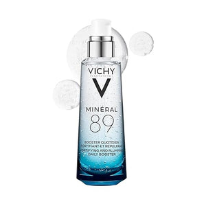 Vichy Mineral 89 Booster Pure Hyaluronic Acid Serum for Face with Volcanic Mineral Water for Skin Barrier Repair Plumps &amp Hydrates Lightweight Moisturizing Gel Oil-Free Non-Sticky