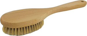 IPPINKA Natural Bath Brush - Oiled Beech Wood Handle - Made in Germany