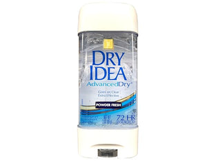 Dry Idea Advanced - Clear Gel Anti-Perspirant &amp Deodorant Powder Fresh 3-Ounce Tube (Pack of 6)