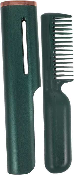 Electric Heating Comb USB Powered Hair Straightening Brush for Frizz Styling Scald Hair Tool for Home Use Portable and Convenient