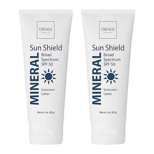 Obagi Sun Shield Hypoallergenic Mineral Sunscreen ? Broad Spectrum SPF 50 Protection from the Sun ? Sheer Quick-Absorbing Formula ? 3 oz