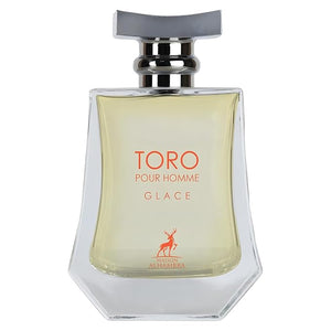 Maison Alhambra Toro Pour Homme Glace ? Citrusy Aromatic Spicy Woody ? Eau de Parfum Spray Long-Lasting Fragrance for Men 3.4 Ounce / 100 ml