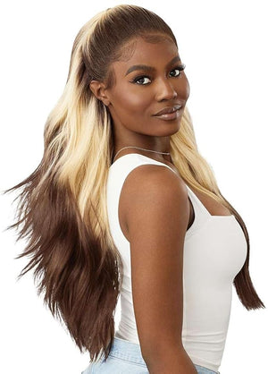 Outre Lace Front Wig -Perfect Hair Line 13X6 - Jaanay (3DR6/VANILLA OMBRE)