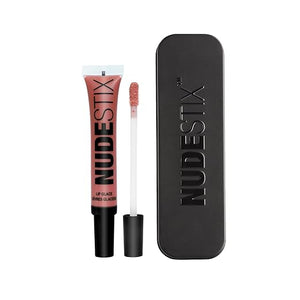 Nudestix Lip Glace ? Hydrating Tinted Lip Gloss with Volumizing Peptides for Plumping &amp; Shine | Vegan, Preservative-Free &amp; Clean Lip Gloss