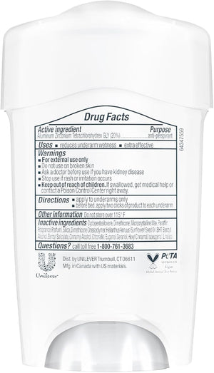 Dove Deodorant for Women Clinical Protection Antiperspirant Original Clean 4-Pack ? Prescription Strength Wetness Protection with ¨ù Moisturizers 1.7 Oz Ea