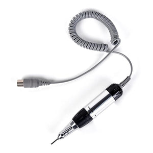 Nail Drill Handpiece Electric Nail Drill File Machine Replacement Pen Manicure Pedicure Bit Tool (Black)