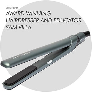 Sam Villa SLEEKR Professional Ceramic Tourmaline Ionic Flat Iron Hair Straightener With Precision Heat Control