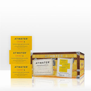 ATWATER Alpine Expedition Holiday 2025 Gift Set ? 3 Clean Impact Hydrating Body Bars for Men Limited-Edition Moisturizing Soap Set for Face &amp Body Glycerin &amp Shea Butter Clean Skincare Gift