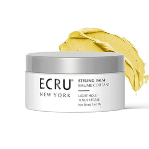 ECRU New York Styling Balm, Flexible Hold Hair Wax, Styling Cream, Texturizing Hair Products, Travel Size Pomade, 1.69oz