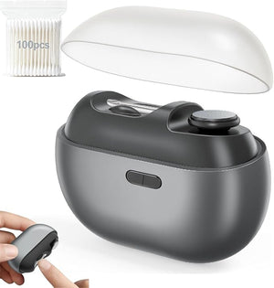 Smart Nail ClipperNew 3 in 1 Electric Nail Clippers for SeniorsDesigned for Extra Hard/Thick Hands Feet NailsPolishing Clipper with Lightfor Limited Mobility People (Black)