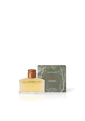 Laura Biagiotti Roma for Men - Classic and Elegant Scent - Opens with Grapefruit, Bergamot and Basil - Reveals Your Seductive and Masculine Side - Perfect for Date Night - 1.3 oz EDT Spray