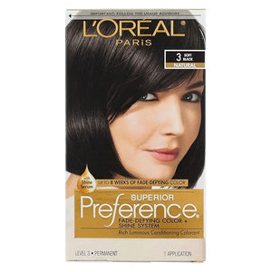 L¡¯Oreal ParisSuperior Preference - 3 Soft Black (Natural) 1 Each (Pack of 2)