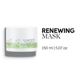 Wella Professionals Elements Silicone Free Renewing Moisturizing Hair Mask For All Types Normal to Oily Scalp Fl oz