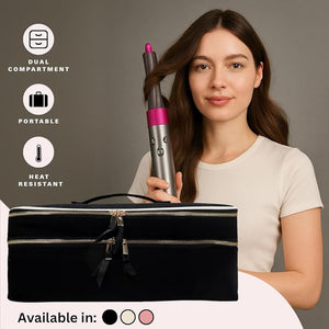 Bag-all Hair Tools Travel Bag | Curling Iron Travel Case Heat Resistant | Traveling Case for Grooming Supplies | Hair Straightener Pouch for Hot Tools for Women