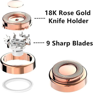 for Flawless Hair Remover 1/2/3/4/6/8/9/12 Pcs Replacement Heads Count Replacing Blades for Gen1 Lipstick Shaped Hair Remover(4pcs)