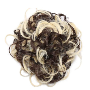 Hair Accessories 80cm Women's Synthetic Bun Messy Bun with Elastic Band Hair Bun Curl Wig Ponytail Extension Hair Extensions Wig Hair Pieces For Women(6AH613)