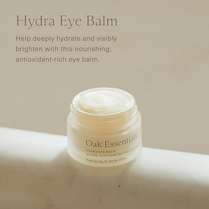 Oak Essentials Hydra Eye Balm | Clean Antioxidant-Rich Eye Balm That Visibly Hydrates and Illuminates 10g