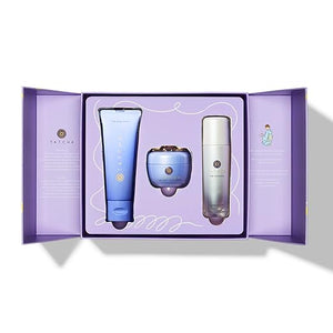 TATCHA Delightfully Dewy Set | Holiday Gift Set - The Rice Wash The Dewy Skin Cream and The Travel-Sized Essence ($177 Value)