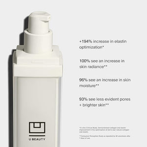 U Beauty Resurfacing Compound Serum - Renew &amp; Illuminate Face Serum - Advanced 8-in-1 Formula with Vitamin C, Retinol, Hyaluronic Acid, &amp; Peptides - Targets Fine Lines, Pores 0.5 fl oz