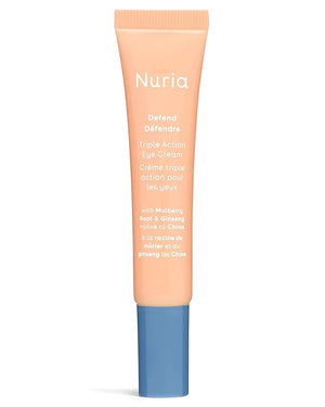 Nuria - Defend Triple Action Eye Cream for Dark Circles Puffiness and Fine Lines Nourishing Under Eye Cream with Ginseng and Mulberry Root 15mL/0.5 fl oz