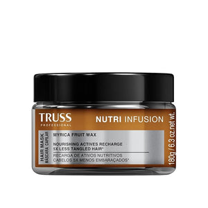 TRUSS Nutri Infusion Hair Mask - Deep Conditioning Treatment for Dry Damaged or Chemically Treated Hair with Myrica Fruit Wax - Restores Lipids Hydrates and Reduces Tangling (6.3 oz)