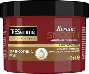 TRESemm? Keratin Smooth Deep Smoothing Mask rinse-out hair treatment with hydrolysed keratin for soft shiny frizz-free hair 440 ml
