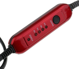 MagiDeal Salon Home Use Hair Extension Sewing Fusion Glue Gun Iron Connector Makeup Tool US Plug Red