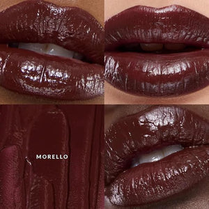 Satin Liquid Lipstick Pen with Vitamin E ? Long-Lasting Hydrating Lip Color, Non-Sticky Formula, Precision Tip for Smooth Application, Smudge-Resistant Lip Makeup - Color: Morello - (deep plum brown)