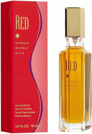 Giorgio Beverly Hills Red Women's Perfume, Eau De Toilette EDT Spray, Gift for Her, 3 Fl Oz