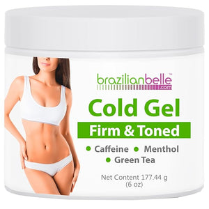 Brazilian Belle Cold Firmings Gel - Tightening &amp Anti Cellulite Cream with Caffeine - Advanced Firming &amp Body Firmings Gel for Loose &amp Sagging Skin - Suitable for All Skin Types