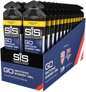 SCIENCE IN SPORT Isotonic Energy Gels 22g Fast Acting Carbohydrates Performance &amp Endurance Sport Nutrition for Athletes Energy Gels for Running Cycling Triathlon Pineapple - 2 oz - 30 Pack