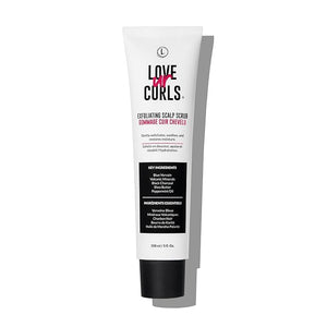Love Ur Curls Exfoliating Scalp Scrub Moisturizing Gentle Build Up Removal for Curly Hair - with Peppermint Oil for Alll Curl Types 150mL
