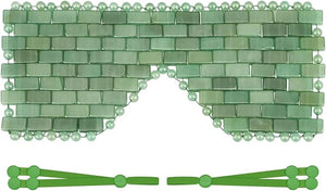 ideayard Jade Eye Mask Cooling Facial Mask 100% All Natural Adventurine Quartz Eliminate Wrinkles Puffiness &amp Migraine Relief Mask