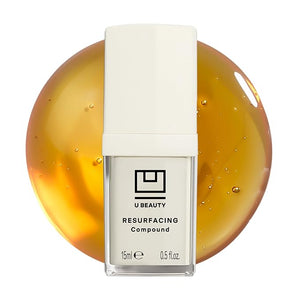 U Beauty Resurfacing Compound Serum - Renew &amp; Illuminate Face Serum - Advanced 8-in-1 Formula with Vitamin C, Retinol, Hyaluronic Acid, &amp; Peptides - Targets Fine Lines, Pores 0.5 fl oz
