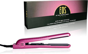 Paul Brown Hawaii Flat Iron| Silky Smooth Professional-Quality Styles (1.25-inch EOS Pink)