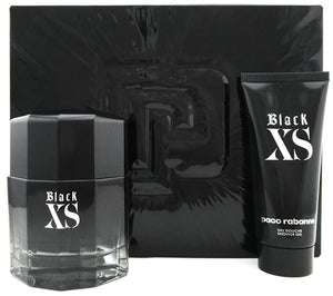 Paco Rabanne Black XS for Men 2 Piece Set (3.3 Ounce Eau de Toilette Spray + 3.3 Ounce Shower Gel)
