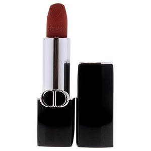 Dior Rouge Velvet Lipstick - 100 Nude Look by Christian for Women - 0.12 oz Lipstick (Refillable)