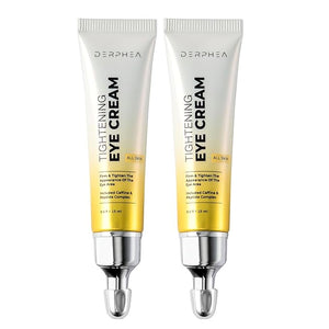 2-Pack Instant Eye Tightener Cream: Temporary Under Eye Depuffing Treatment for Bags, Puffiness, Fine Lines &amp; Dark Circles - Fast-Drying Gel, 15ml Each (30ml Total)