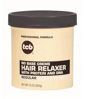 Tcb Hair Relaxer No Base Creme 15 Ounce Regular Jar (443ml) (3 Pack)