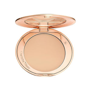 Charlotte Tilbury Airbrush Flawless Finish Setting Powder - Pore-Blurring Pressed Powder for Face Makeup to Minimize Shine with a Soft-Focus Finish