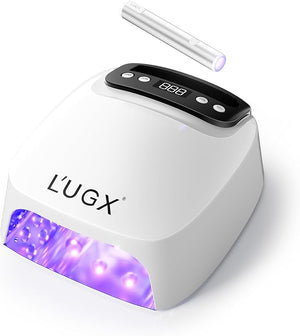 L'UGX 2 in 1 UV LED Nail Lamp UV Light for Gel Nails Nail Dryer with Handheld Gel Light for Nail Polish Perfect for Home Salon Manicure