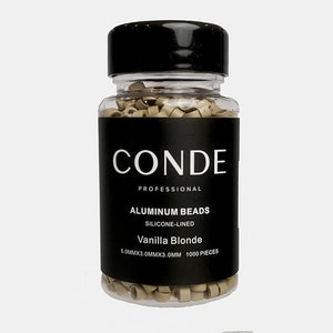 Conde Hair Aluminum Beads Silicon Lined (Vanilla Blonde)