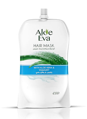 Aloe Eva Hair Mask Pouch With Aloe Vera &amp Yoghurt (8.45 oz / 250 gm) Moisturizing And Beautiful ???? ???? ????? ??????? ????????