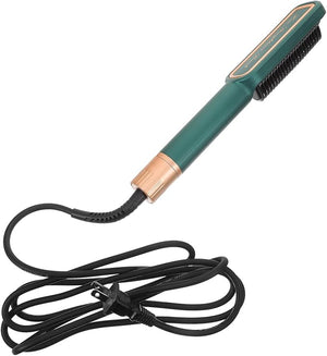 Women's Hair Straightener Portable Straightener Brush Ceramic Flat Iron Adjustable Temperature Heat Resistant Handle Styling Tool for Hair