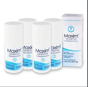 Maxim Antiperspirant Deodorant ? Pack of 4 ? Sensitive Clinical Strength Roll On by Maxim Lighting
