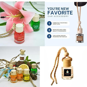 Ju©¥stman DES?GNER BRAND COLLECT?ONS-Perfumes for Women 3 Pieces Set Bundle With Code Perfume for Women Eau de Parfum Spray 2.5 OZ- 5ml Refillable Perfume Atomiser- Hanging Car Smells-Woman Gift Set