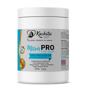 Kachita Spell MirrorPRO Hair Mask for Dry Damaged Hair with Argan &amp Coconut Oil Keratin Professional Hair Repair Treatment Gloss &amp Shine Frizz-Free Hair 32 Fl Oz
