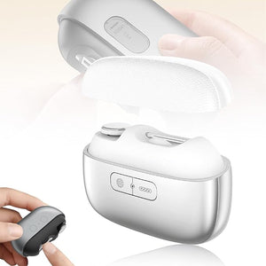 3 in 1 Electric Polishing Automatic Nail Clippers 2026 New Electric Nail Clippers Nail Trimmer Electric Toe Nail Clippers for Fingers and Toes Adults (Sliver)