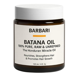 BARBARI 4 oz Raw Unrefined Batana Oil from Honduras - 100% Pure &amp Natural | Hair Growth Moisturizing &amp Repairs Split Ends | Dr. Sebi | Deep Hydration Shine &amp Scalp Nourishment for Men &