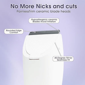 Bikini Trimmer for Women &amp Men - Pubic &amp Body Hair Removal Facial Hair Trimmer